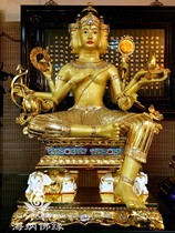 Taiwan Shengfan pure copper four-sided Buddha copper Thai four-sided Buddha ornaments are responsive to the bronze statue of the Brahma King