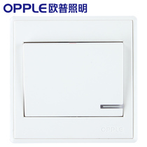 Opal Lighting Home Interior 86 Wall Conceal Socket Panel One Open Single Control Switch