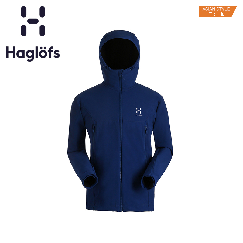 Haglofs matchstick outdoor men's wear cap type water-proof, wind-proof and breathable soft-shell jacket 603370 sub-edition