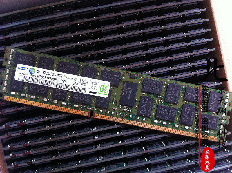Samsung Original 8G 2RX4 PC3 12800R Server Memory 8G 1600 REG ECC 