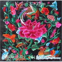 Ethnic wind machine embroidery features embroidery pieces Miao handicrafts embroidery pieces