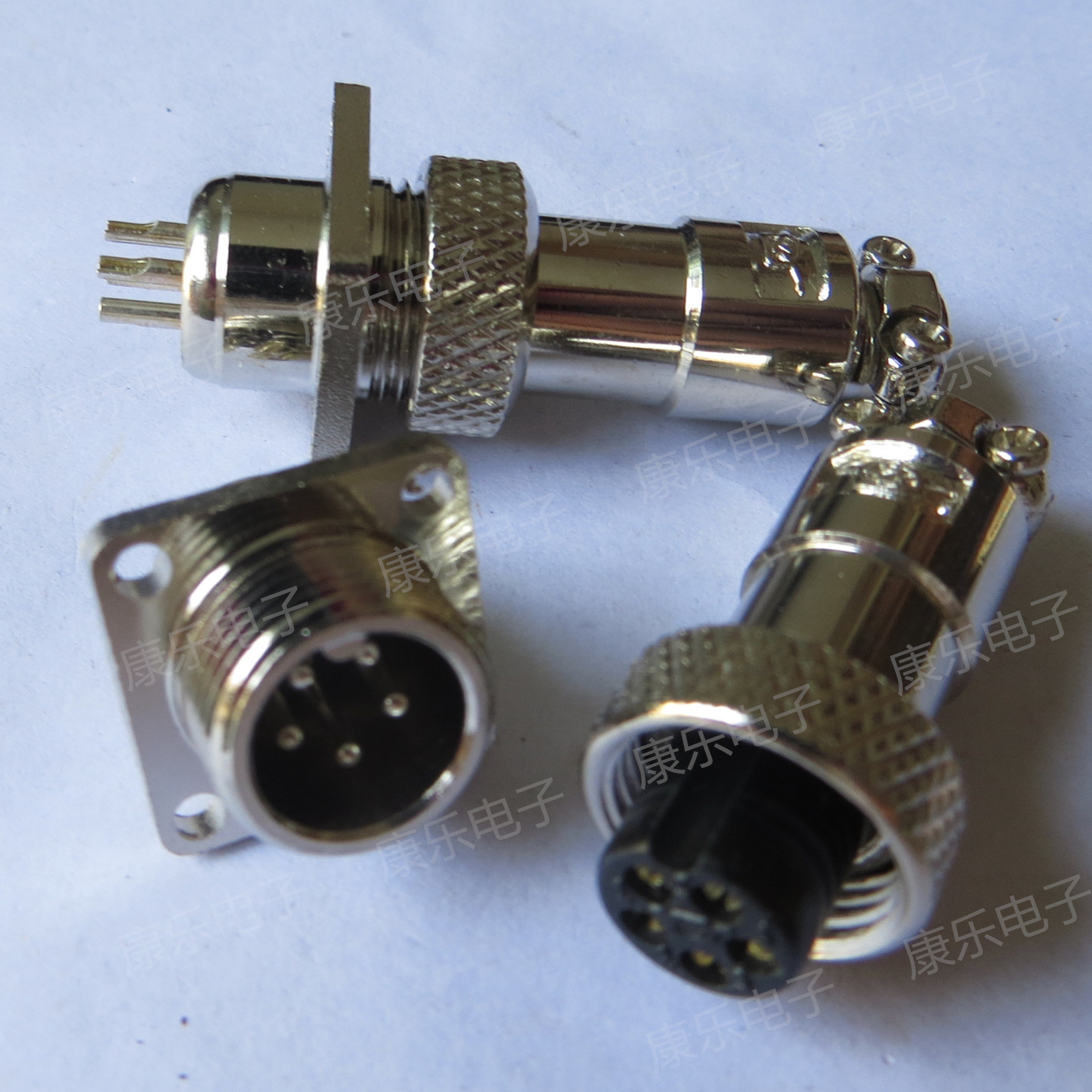 Aviation plug socket Connector 16M-5A 5H (5-core) GX16-5T flange