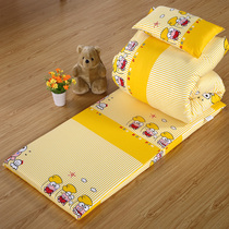 Cotton kindergarten quilt three-piece baby baby bed quilt children cotton winter quilt mattress pillow