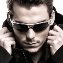 Fashion new trendy men polarized sunglasses sports metal frame sunglasses American sharpshooter sniper glasses