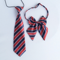 Childrens clothing primary school uniforms kindergarten uniforms kindergarten uniforms accessories collar ornaments striped tie butterfly bow tie