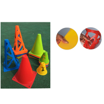 Road cone combination marker barricade sign plate football training logo bucket obstacle kindergarten toy