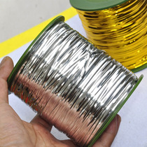  Gold thread packaging sealing rope tie line Bread tie rope Gift packaging with candy tie line 450 meters roll