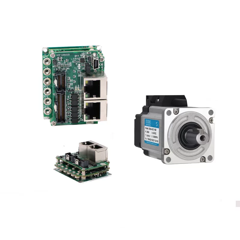 Low Voltage small size DC servo motor -40 24v48v100w400w750w brushless motor suit