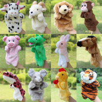 Kindergarten Duozodiac Hand Puppet Toy Animal Gloves Hand Doll Finger Doll Cartoon Plush Doll