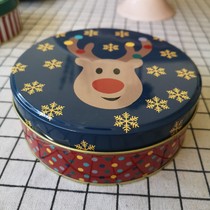 Ink Porcelain foreign trade porcelain crafts Christmas biscuit box mold with set baking gift box