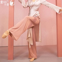 Ka Wen dance costume Practice suit Female modern dance body training Straight dance Classical Chinese dance wide leg pants