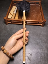  Original Xiang Fei bamboo ostrich hair study decoration Buddha statue feather duster Red Xiang Fei Buddha dust whisk 1 0*39 5