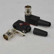 F quick plug F quick plug type F Head quick plug 90 degree corner wiring antenna F Head quick plug copper pin F head gold pin