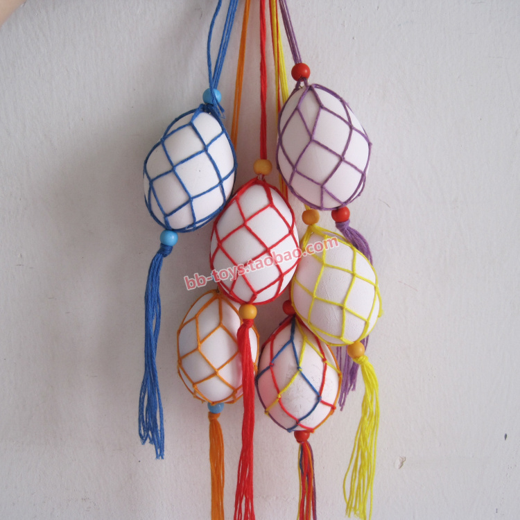 Handmade Duck Egg Net with Summer Egg Bag and Mid-Autumn Festival Egg Cage