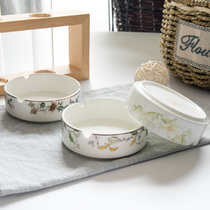 Home Ashtrays Bone China Porcelain Cigarette Dish Fashion Hem Hotel Creative Tea Table Decoration Restaurant Internet Café Ornament Swing