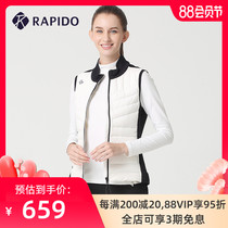 RAPIDO spring womens seamless knitted stitching goose down light warm fashion vest vest
