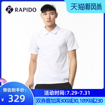 RAPIDO Thunder Road summer mens short-sleeved twill print golf casual POLO shirt