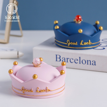 Nordic Ins Wind Ashtrays Personality Trend Home Living Room With Cover Anti-Fly Ash Jewellery Containing Male And Female Pendulum