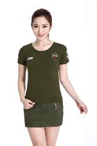 2016 summer Korean military camouflage women half sleeve military uniform outdoor leisure military fans slim fashion women T-shirt Special