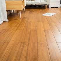 Myanmar teak pure solid wood flooring log home bedroom mansion floor heating lock free keel factory direct sales