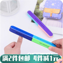 2 pieces of creative nail filing knife polished sand strip polished filing medecor nail polish nail polisher