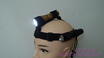 Second-generation improved high quality flashlight headband 18650 26650 headband elastic band