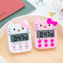 hello kitty kitty cat timer learning child time managing cute mini cartoon self-discipline student