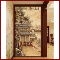 Sandstone relief sandstone round sculpture sculpture landscape painting large figure sculpture artificial sandstone factory direct selling building materials