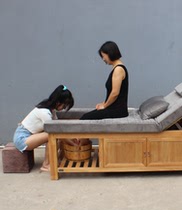 Head Therapy Foot Treatment Cai Er Tui Na Orthodontic Thai Spa Home Solid Wood Massage Beauty Bed Beauty Salon Exclusive