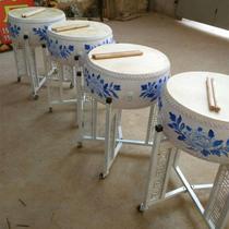 Blue and White Porcelain 12 inch 14 inch 16 inch 18 inch flat drum row drum cowhide student drum adult children flower style shelf