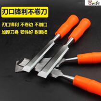 Woodworking chisel carpentry chisel Special Steel woodworking tool book wooden handle steel chisel Carpenter flat chisel flat chisel flat chisel flat chisel