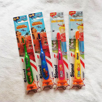 German signal young children toothbrush soft hair deciduous teeth guard with suction cup standing 1236 years old cartoon men and women