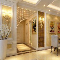 轻奢珠帘葫芦隔断帘玄关入卫生间水晶帘子卧室客厅挂帘免打孔门帘