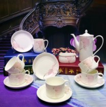 English European afternoon Tea Tangshan authentic bone porcelain coffee set Tea set Gift box Set