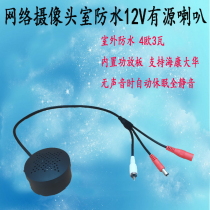 Active speaker amplifier network camera haixin camhi camera waterproof white black passive speaker rainproof