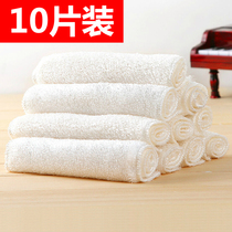 Korean bamboo fiber dish cloth Strong degreasing No detergent Non-stick oil rag Kitchen brush bowl towel tablecloth