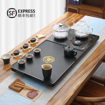 Wu Jinshi tea tray Tea set Automatic induction cooker integrated bottom water supply with kettle Household tea table