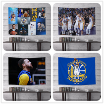 Warriors hanging cloth cute God Stephen Curry background cloth ins student dormitory bedroom bedside decorative tapestry