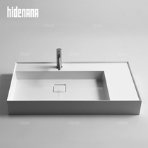 hidenana Italian style brief onstage basin washbasin Home artificial stone integrated table basin Wall-mounted Wall Washbasin