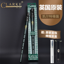 Irish whistle UK Clark tin Clarke Celtic flute D Clarke Celtic flute tin whistle imported instrument