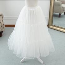 Skirt Support Lolita tayarn dress Long style Daily soft yarn No bone lining dress Soft girl half body dress fluffy