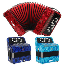 Mebete 22 keys 8 bass button button professional Bayan accordion children adult performance keyboard instruments