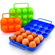 Outdoor egg box Picnic portable plastic egg holder Picnic duck egg shockproof and anti-crushing storage box