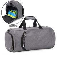 Dry and wet separation portable travel bag fitness bag shoulder mens training bag cylinder sports bag womens shoulder yoga bag