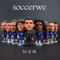Football star ornaments doll hand-held doll Chelsea Chelsea Chelsea Azar Lampard's birthday gift