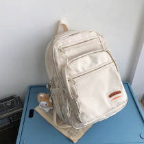 Flower Xis schoolbag female backpack summer college student junior high school student simple original niche travel computer backpack