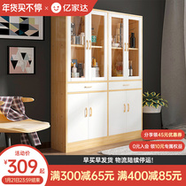 Side cabinet cupboard cupboard cabinet locker wine cabinet modern simple living room wall storage cabinet