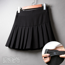  New spring and summer pregnant women belly-supporting skirt fashion A-line skirt pregnant mother wears summer thin short skirt anti-light pleated skirt
