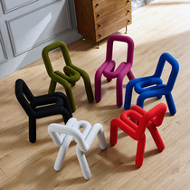 Bold Chair simple creative special shaped Chair personality casual dining Chair clothing store casual bar designer Chair