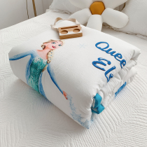 Girl Heart Aisha Princess Wind Spring and Autumn Quilt Single Bed Childrens Girl Room Frozen Winter Quilt Core Washable
